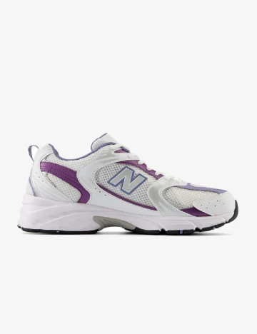 Adidasi New Balance, alb/mov