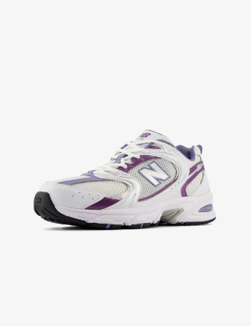 Adidasi New Balance, alb/mov