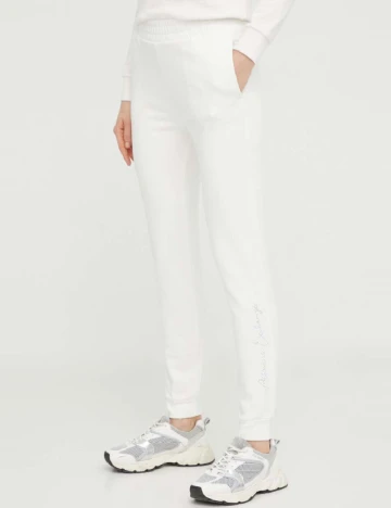 Pantaloni Armani Exchange, alb