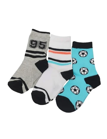 Set sosete 3 perechi Cozzi, mix culori