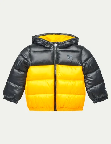 Geaca Guess, negru/galben