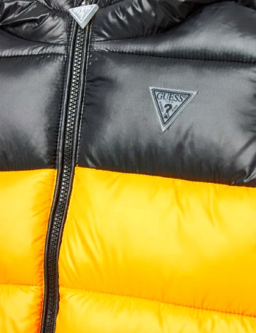 Geaca Guess, negru/galben