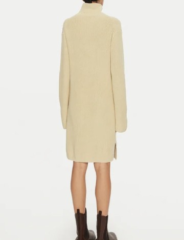 Rochie scurta Calvin Klein Jeans, bej