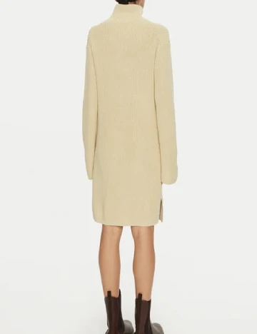 Rochie scurta Calvin Klein Jeans, bej