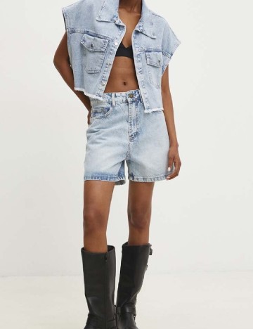 Pantaloni scurti Answear LAB, albastru