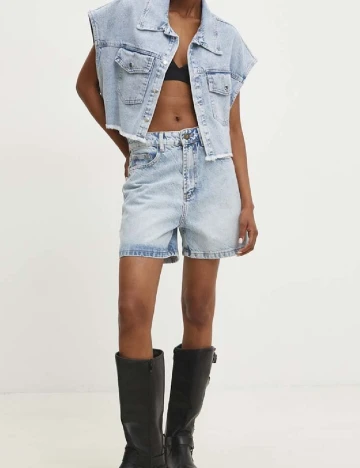 Pantaloni scurti Answear LAB, albastru