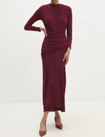 
						Rochie lunga Answear LAB, visiniu