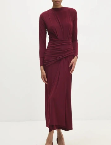 Rochie lunga Answear LAB, visiniu