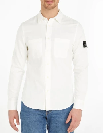 Camasa Calvin Klein Jeans, alb