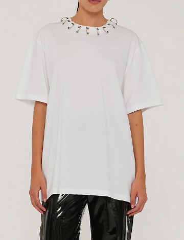 
						Tricou Oversize Rotate, alb