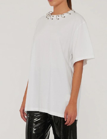 Tricou Oversize Rotate, alb