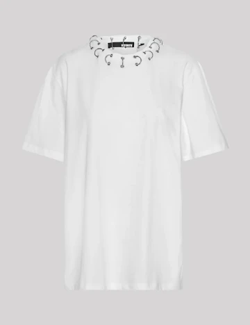 Tricou Oversize Rotate, alb