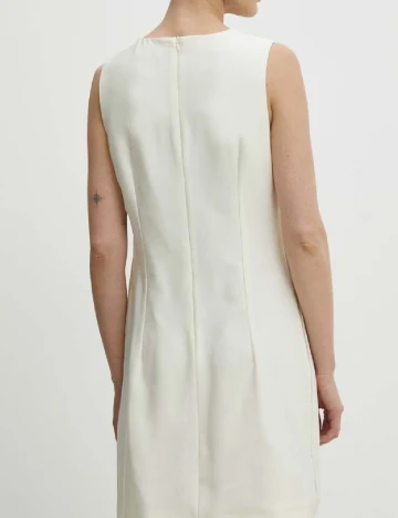 Rochie scurta Answear LAB, ecru