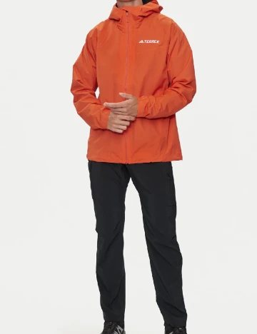 Geaca de ploaie Adidas, portocaliu