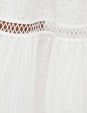 Rochie medie Answear LAB, alb