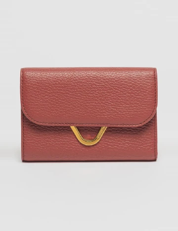Portofel Coccinelle, roz pudra inchis