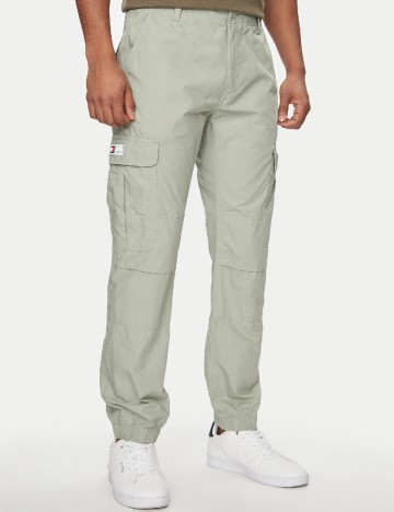 Pantaloni Tommy Jeans, verde