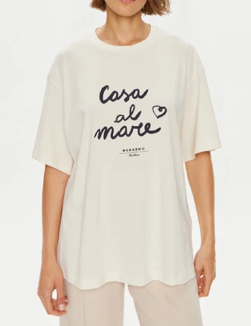 Tricou Weekend Max Mara, ecru