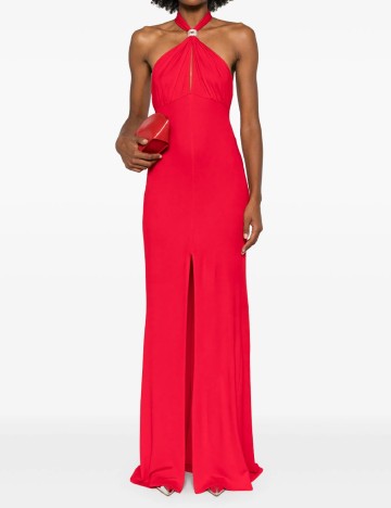 Rochie lunga Elisabetta Franchi, rosu