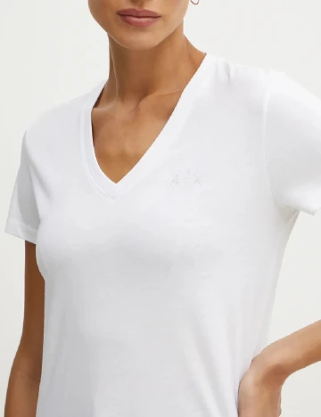 Tricou Armani Exchange, alb