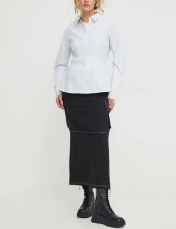 Camasa Resume, alb/negru