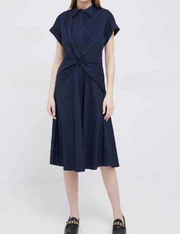 Rochie medie LAUREN Ralph Lauren, bleumarin