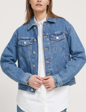 Jacheta Tommy Jeans, albastru