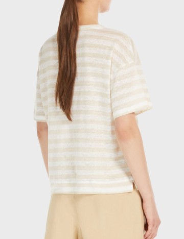Tricou Weekend Max Mara, crem/alb