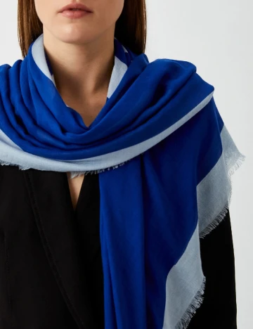 Esarfa BOSS, albastru