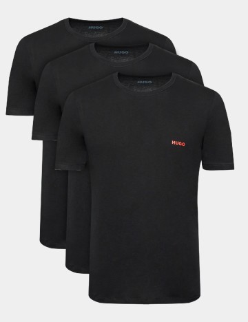 
						Set Tricouri 3 bucati Hugo, negru