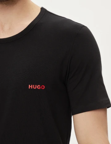 Set Tricouri 3 bucati Hugo, negru