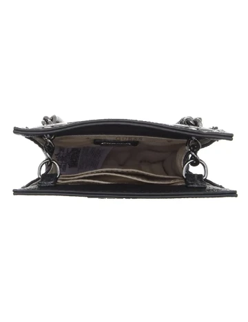 Geanta pentru telefon Guess, gri inchis