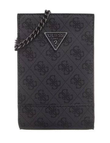 Geanta pentru telefon Guess, gri inchis