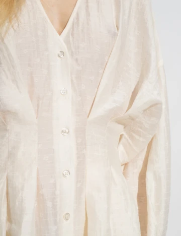 Rochie scurta Samsoe, ecru