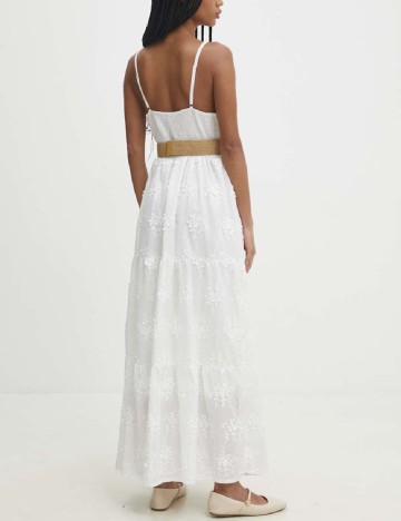 Rochie lunga Answear LAB, alb