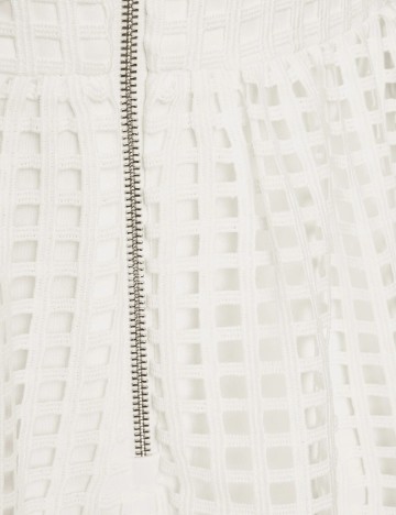 Rochie medie DKNY, alb