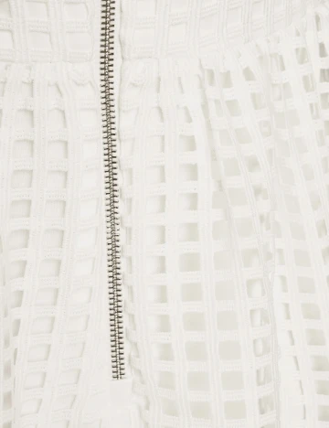 Rochie medie DKNY, alb