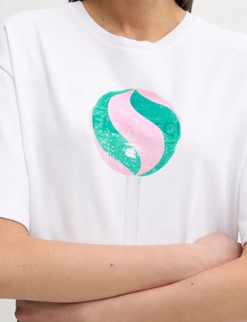 Tricou FIORUCCI, alb