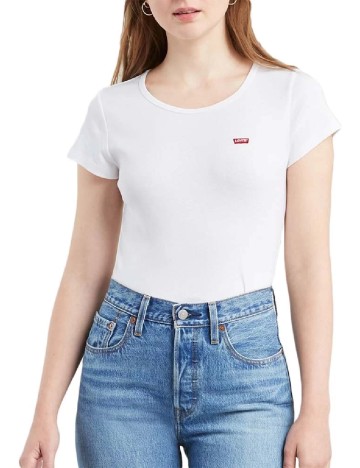 Set Tricouri 2 bucati Levi S, alb/negru