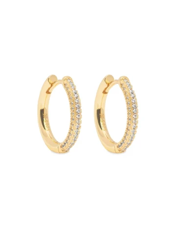 Cercei din argint placat cu aur ANIA KRUK, auriu