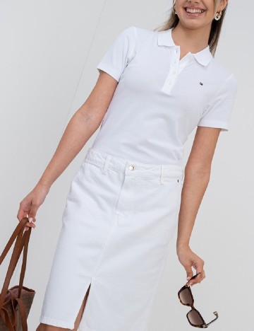 
						Tricou Tommy Jeans, alb