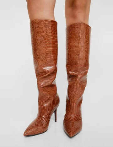 
						Cizme Nasty Gal, maro