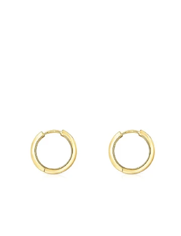 Cercei din argint placati cu aur TOUS, auriu