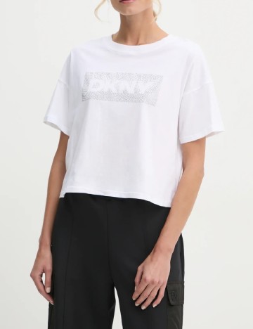 
						Tricou DKNY, alb