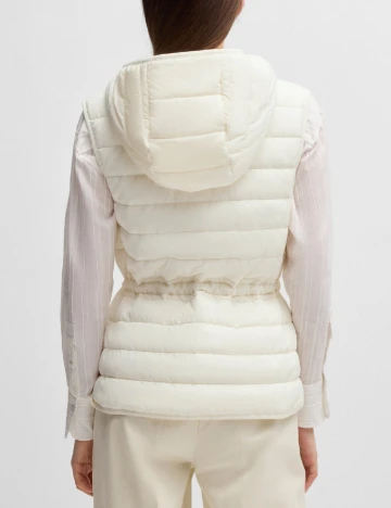 Vesta impermeabila BOSS, ecru