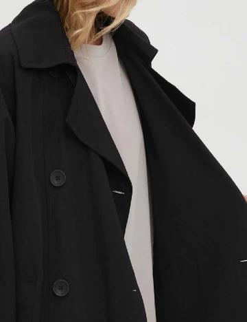 Trench Answear LAB, negru