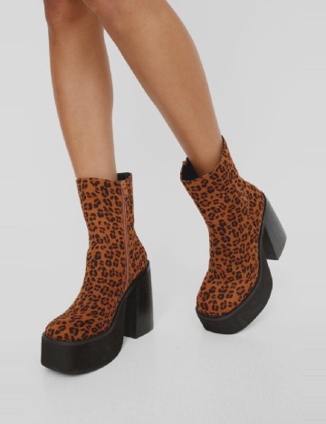 Botine Nasty Gal, animal print