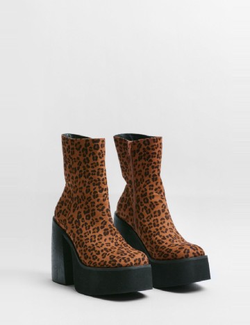 Botine Nasty Gal, animal print