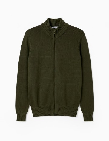 
						Hanorac Zara, verde inchis