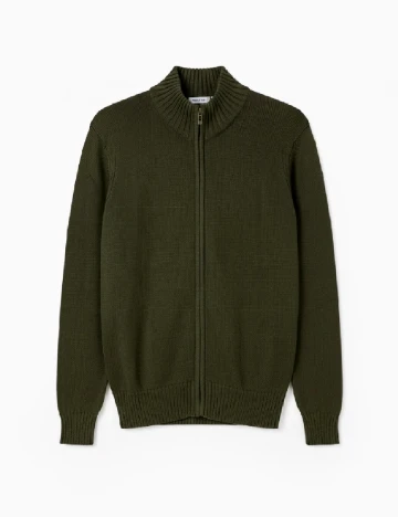 Hanorac Zara, verde inchis